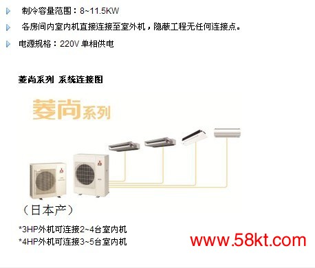 杭州三菱电机中央空调菱尚全进口