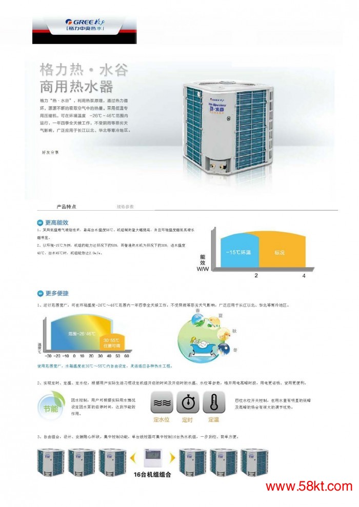 热·水湾循环型商用空气能热水机