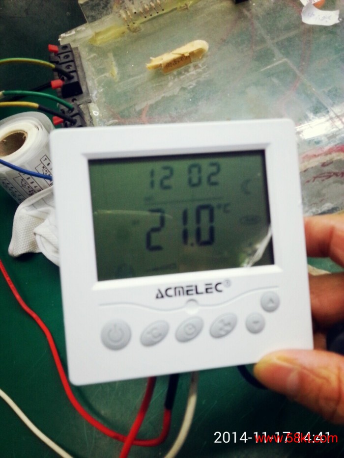 水地暖液晶面板温控器