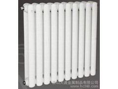 内蒙60片头扁管双柱钢制散热器