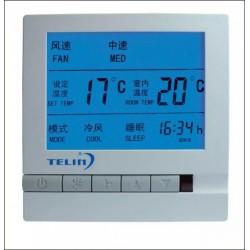 宽屏液晶显示空调温控器
