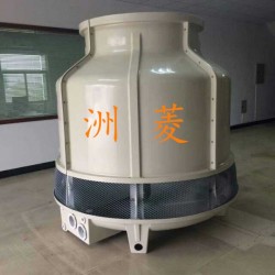 小型圆塔逆流式玻璃钢冷却塔30吨