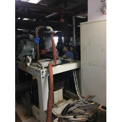克莱门特地源热泵机组维修, 克莱门特机组进水大修压缩机抱轴烧电机维修