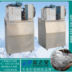 河南郑州夏之星火锅店保鲜制冰机片冰机, 产冰量足，知名品牌配件，质量有保障