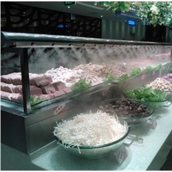 火锅店保鲜风幕柜保鲜加湿器